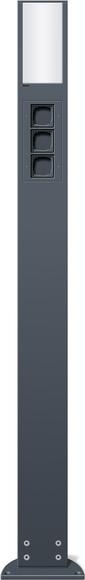Produktbild Gira 135328 1600mm anthrazit EnergiesÃ¤ule Lichtelement 3xLeereinheit