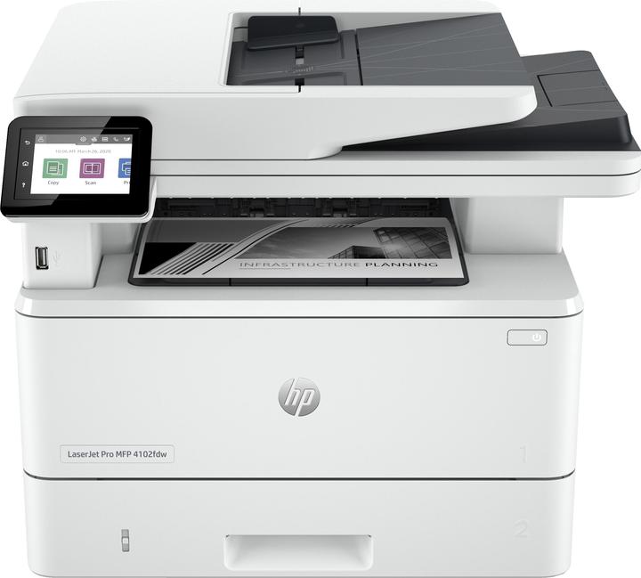 HP LaserJet Pro MFP 4102dw (Laser, Noir et blanc)