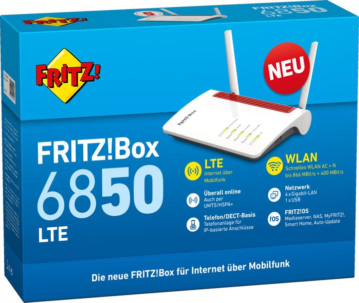 Actual product image AVM FRITZ!Box 6850 LTE