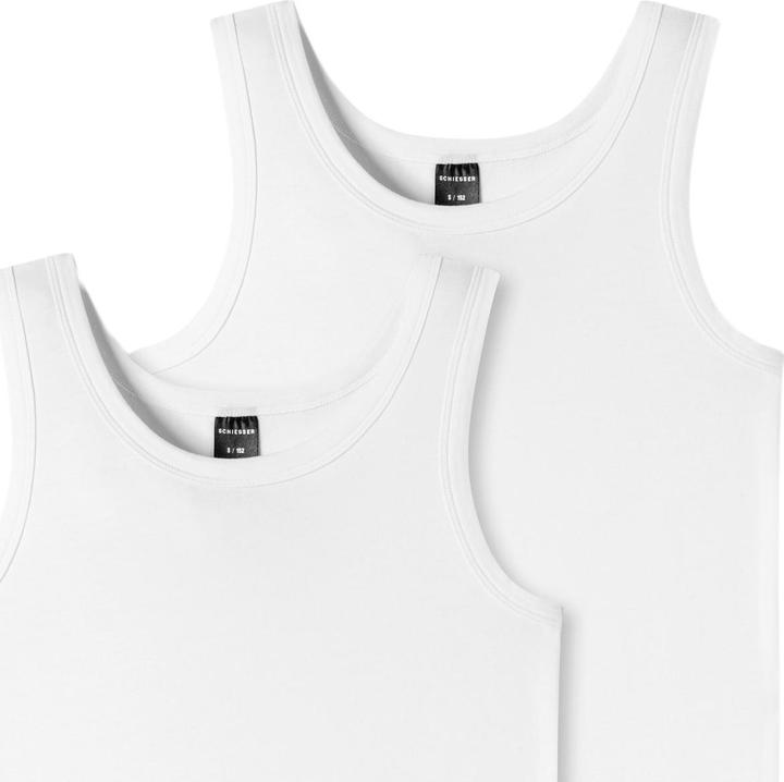 Immagine prodotto Schiesser Confezione da 4 ragazzi adolescenti - Maglia intima in cotone organico 95/5 (140)