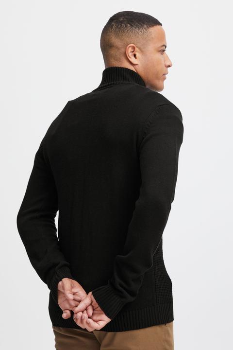 Immagine prodotto Solid Tristian Cardigan Maglione Maglia Con Bottoni Da Uomo Con Collo Alto Stampa (L)