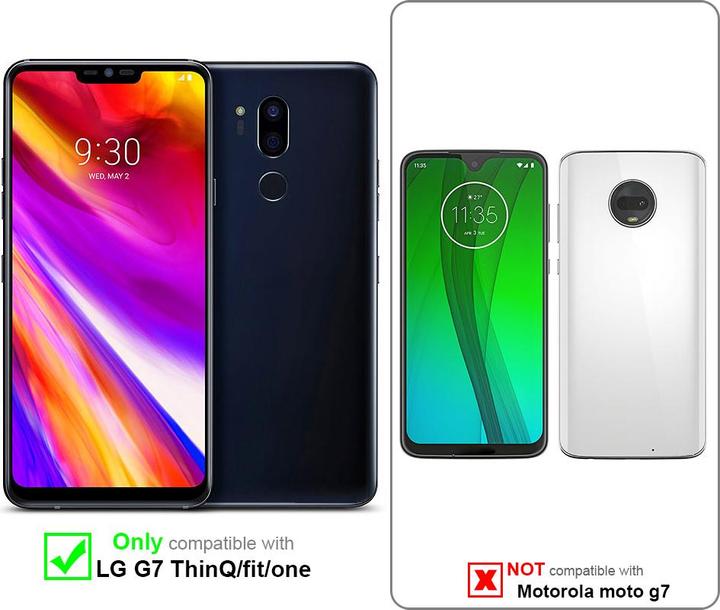 Image du produit Cadorabo Coque pour LG G7 ThinQ / FIT / ONE universel avec Clip (G7 ThinQ, LG G7 Fit, OnePlus X)