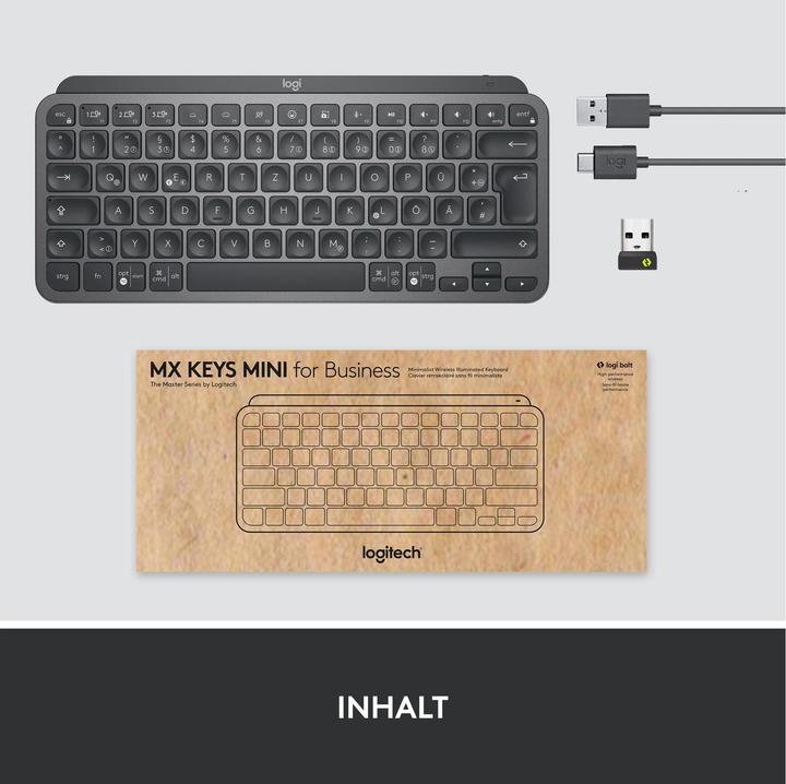 Image du produit Logitech MX Keys Mini Business (CH, Sans fil)
