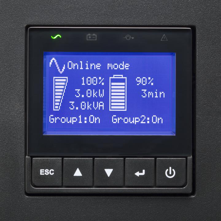 Actual product image Eaton 9PX 3000i RT2U (3000 VA, 3000 W, Online double converter UPS)