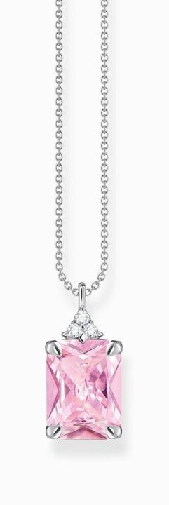 Immagine prodotto Thomas Sabo Catena pietra rosa argento (Argento 925, 40 - 45 cm)