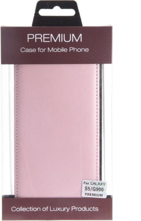 Immagine prodotto OEM Custodia slim in pelle per S5 Galaxy G900 rosa (Samsung Galaxy S5)