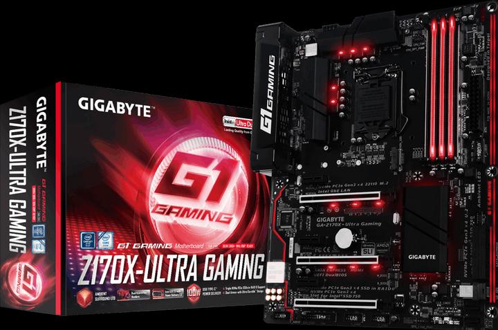 Produktbild Gigabyte GA-Z170X-Ultra Gaming (LGA 1151, Intel Z170 Express, ATX)