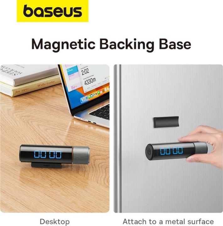Actual product image Baseus Rotation countdown timer heyo (black)