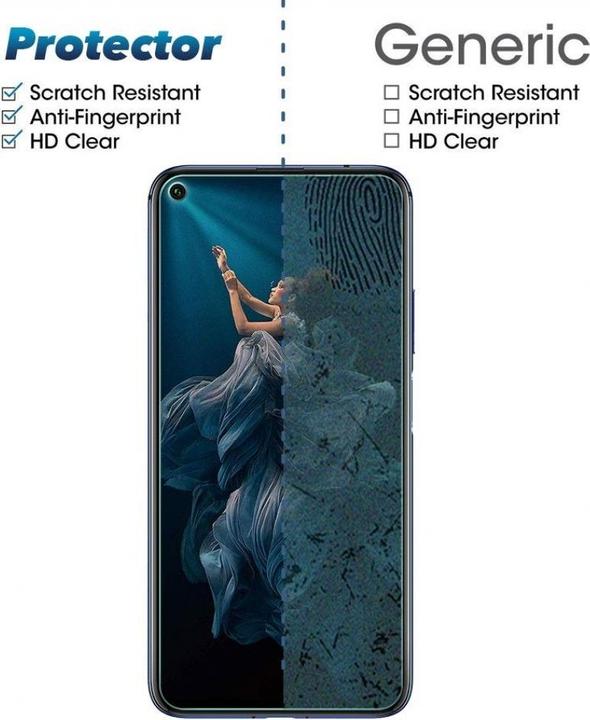 Produktbild Screenguard Honor 20 Panzerglas Schutzfolie Case Friendly Design (1 Stück, Honor 20)