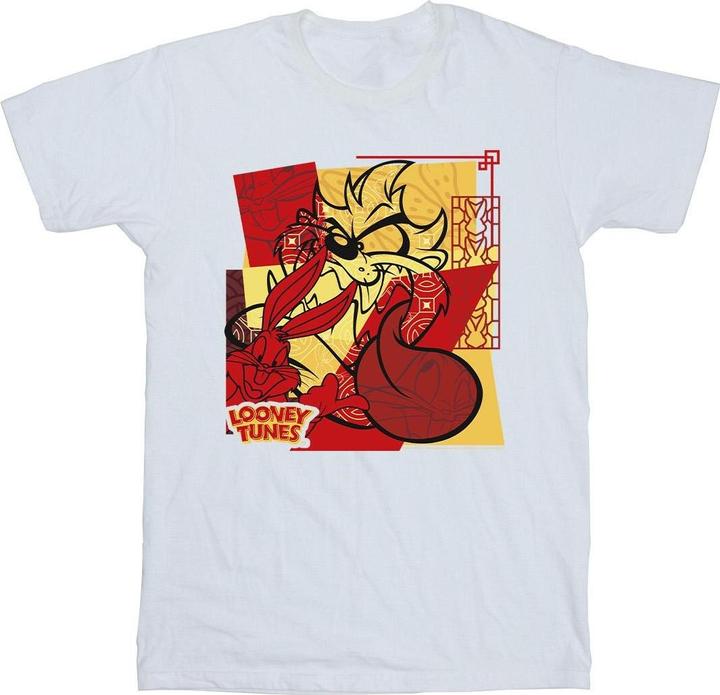 Looney Tunes Taz Bugs Rabbit New Year TShirt (3XL)