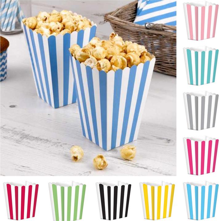 Produktbild Amscan Türkisfarbene Popcornschachteln (5 x)