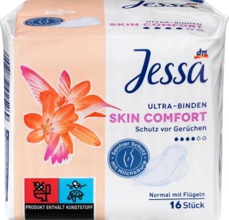 dm Jessa Ultra-Binden Skin Comfort (16 x, Damenbinden)