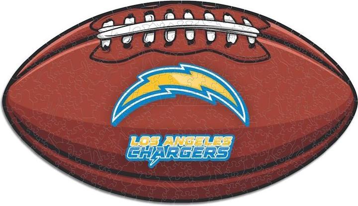 Image du produit Iconic NFL - Los Angeles Chargers– Football avec Logo - Puzzle en bois Taille L (500 pièces) (500 pièces)