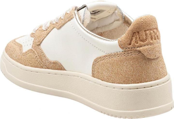 Immagine prodotto Autry medalist sneakers in leather and suede with glitter color white/sand (37)