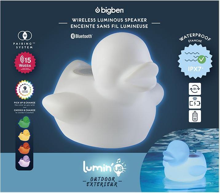 Produktbild Bigben Bluetooth-Speaker Lumin'Us Duck (8 h, Akkubetrieb)