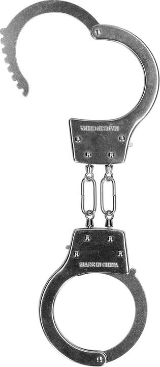 Ouch! Metal Hand Cuffs - Silver