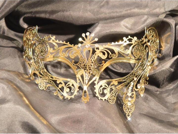 Be Lily Accessoires Maske in gold