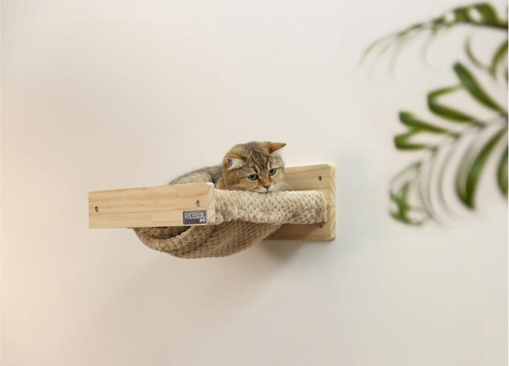 Produktbild Kerbl Hängematte Timber für Katzen (16 cm, Taupe, Natur)