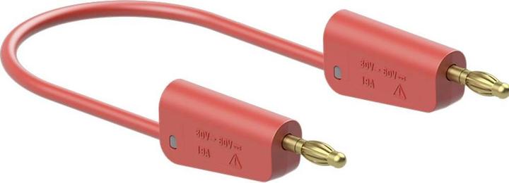 Actual product image Stäubli LK-4A-S10 Measuring cable ( - ) 100 cm Red 1 pc.