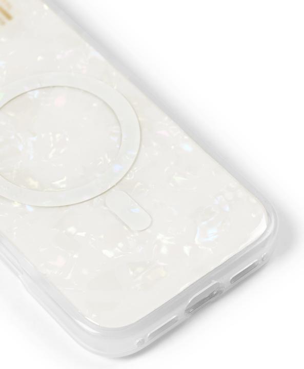 Actual product image iDeal Of Sweden Magsafe Designer Hard-Cover Pearlised White (Apple iPhone 16 Plus)