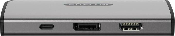 Actual product image Sitecom CN-413. host interface: USB 3.2 Gen 1 (3.1 Gen 1) Type-C, hub interfaces: DisplayPort, HDMI (USB-C, 3 Ports)