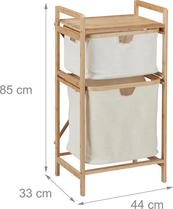 Actual product image Relaxdays Laundry basket (123 l)