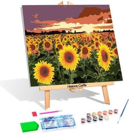 Actual product image Diamond Dotz Diamond Painting with acrylic colours Sunflowers 33 x 44 cm