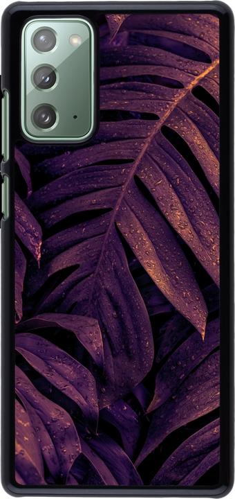 Actual product image PhoneLook Coque Purple Light Leaves (Samsung Galaxy Note 20)
