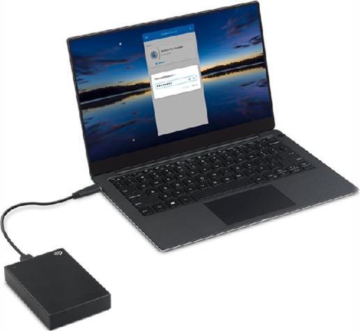 Actual product image Seagate One Touch with Password (1 TB)