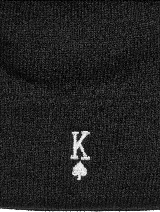 Actual product image Miss Tee King Card Heavy Knit Beanie - 191387