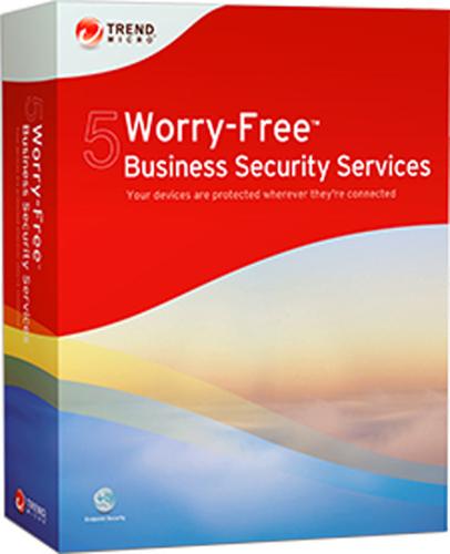 Actual product image Trend Micro Worry-Free Business Security Services 5, RNW, 11-25u, 11m, ML, 11 month(s), Renewal (11 months)