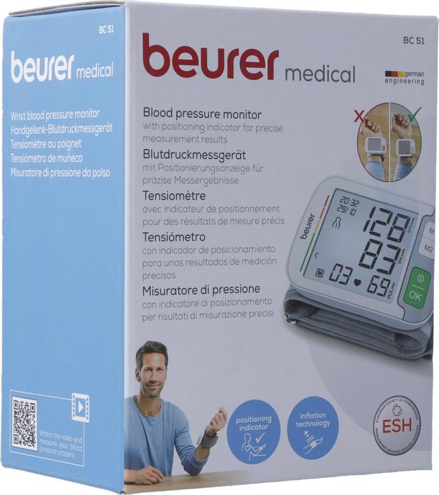 Actual product image Beurer BC51 (Blood pressure monitor wrist)