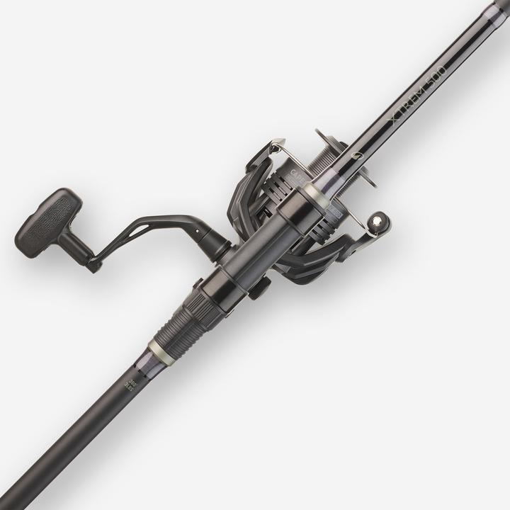 Produktbild Caperlan Angelset Xtrem 500 12' 3 lbs Rute und Rolle Karpfenangeln (Allroundrute, Angelset, 365.76 cm)