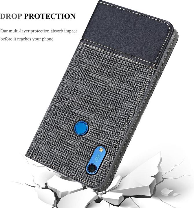 Image du produit Cadorabo Couverture look jeans Book (Huawei Y6s)