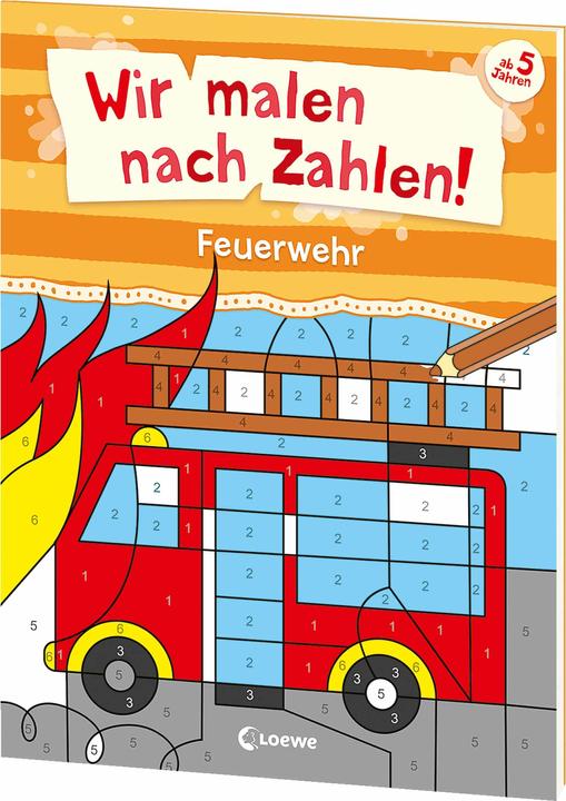 Produktbild Loewe Wir malen nach Zahlen! - Feuerwehr