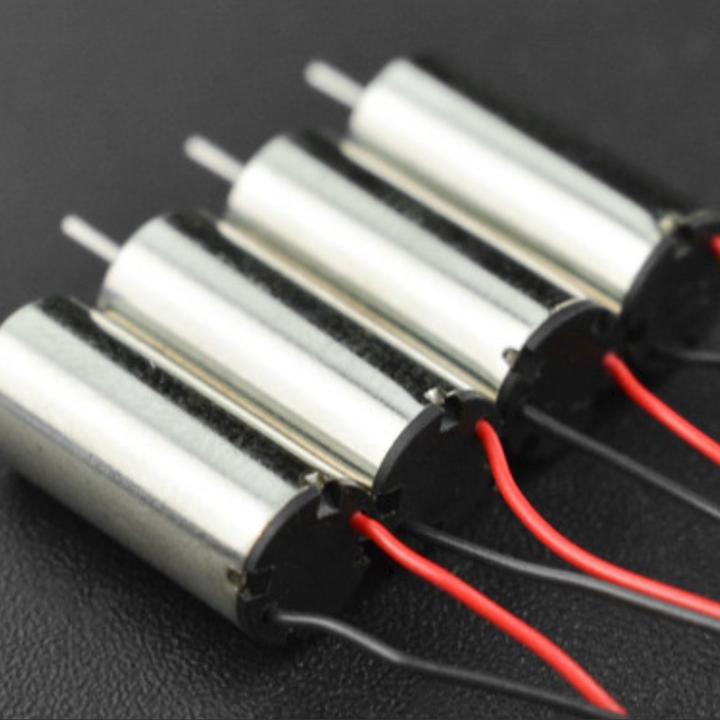 Actual product image DFRobot 6x14mm Coreless Micro Motor 4pcs.