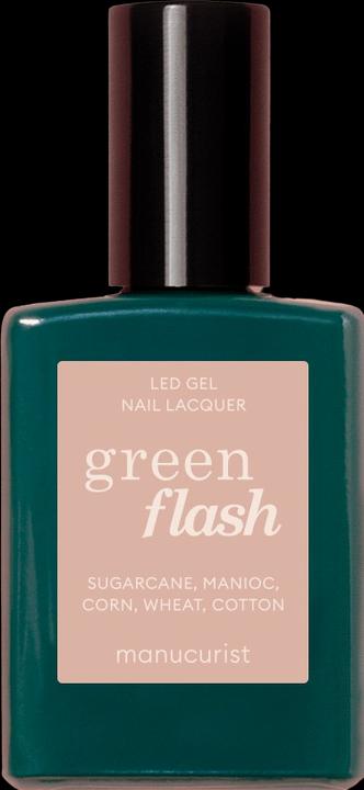 Produktbild Manucurist Green Flash Nagellack Shell Beige (Beige Rosa Shell, UV-Gel Lack)
