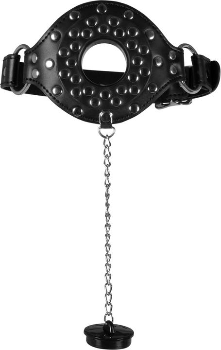 Actual product image Ouch! Open Mouth Gag with Plug Stopper