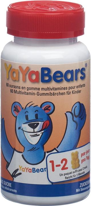 Produktbild YaYa Gummibären Multivitamin o Zucker (60 Stück, Snacks, 172 g)