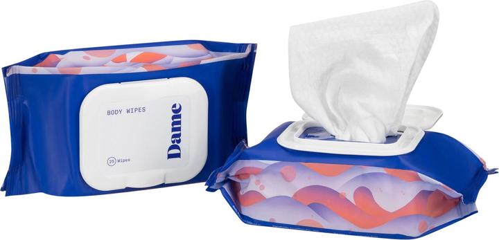 Produktbild Dame Products Body Wipes 25 pcs (Intimtücher)