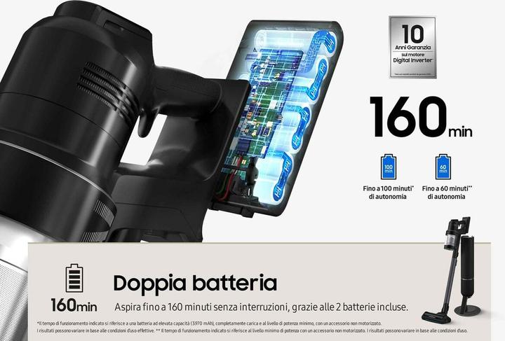 Actual product image Samsung Bespoke Jet AI VS28C9784QK/WA