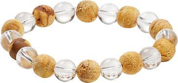 Actual product image PranaHaus Palo Santo power bracelet with rock crystal