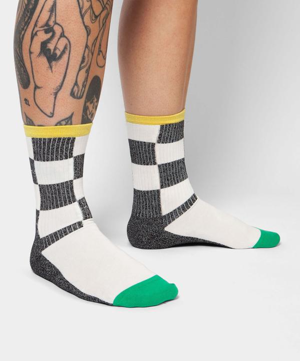 DillySocks Glitzy Classic Chess (Einzelpack, 39 - 41)