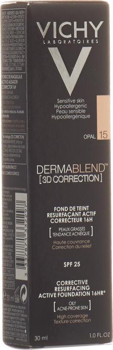 Produktbild Vichy Dermablend (3D Correction) Hautunebenheiten optisch korrigierendes Make-up (15 Opal)