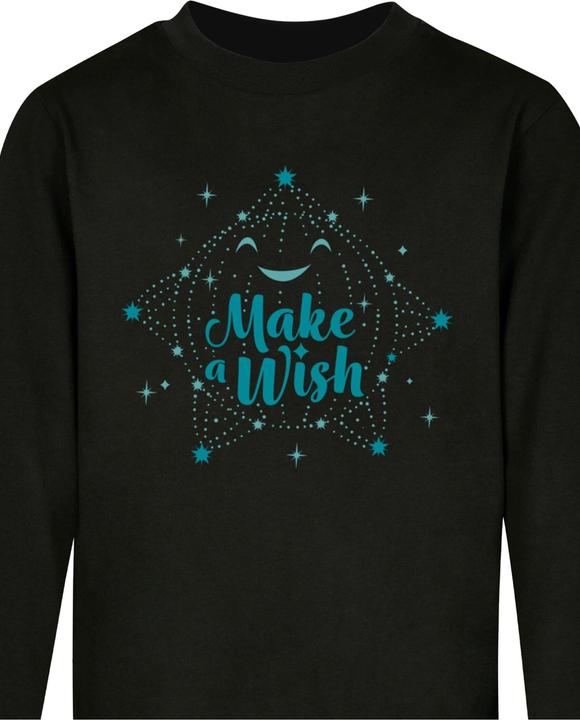 Immagine prodotto Absolute Cult Kids Wish - Maglia a maniche lunghe Make A Wish - 132699 (158, 164)