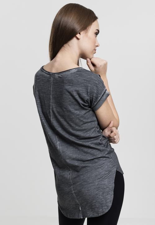 Actual product image Urban Classics Ladies Long Back Shaped Spray Dye Tee (S)