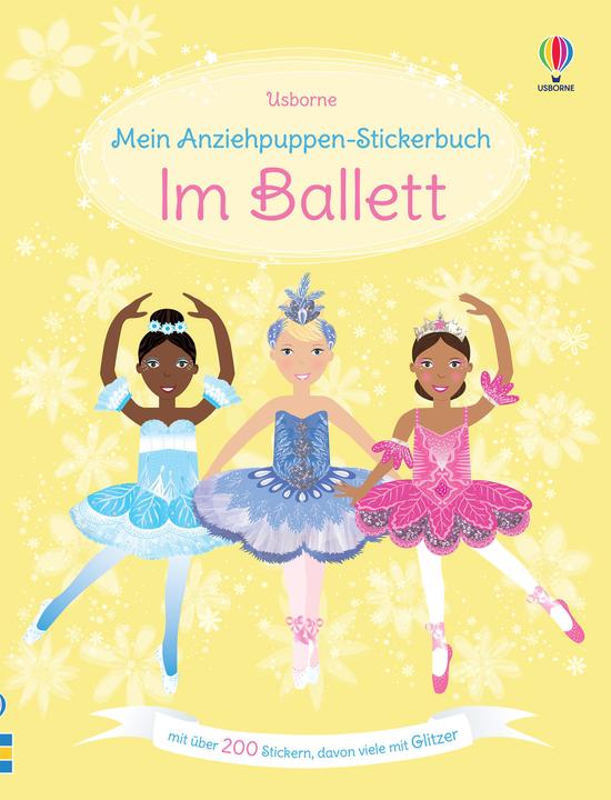 Actual product image My glittery dress-up doll sticker books mini: At the ballet, fairies, girlfriends and p