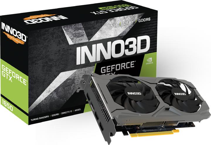 Produktbild Inno3D VGA GeForce® GTX 1650 4GB GDDR6 Twin X2 OC (4 GB)