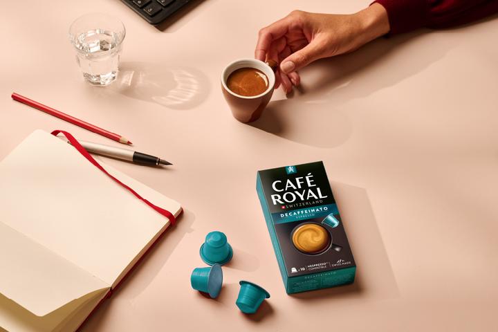 Actual product image Café Royal decaffeinated espresso (10 x Port.)