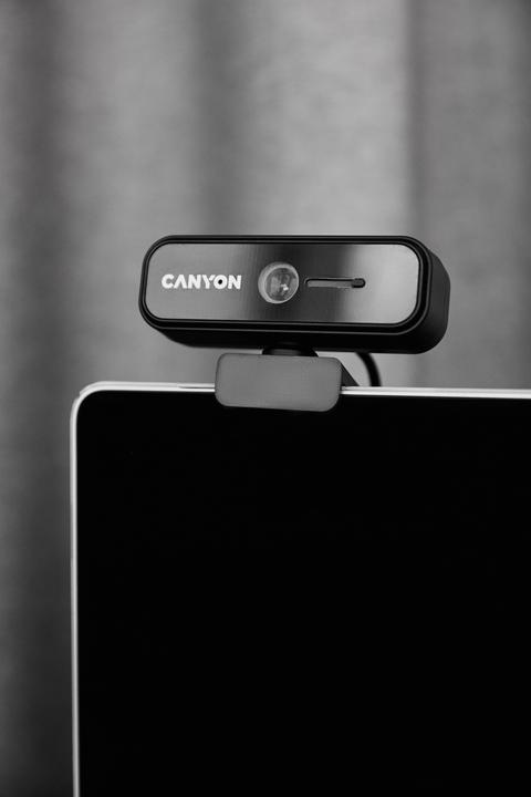 Actual product image Canyon C2N 1080P full HD 2.0Mega fixed focus webcam with USB2.0 connector, 360 degree rotary view sc (2 Mpx)